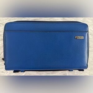 Tumi Horizon Double Zipper Organizer Travel Wallet Clutch